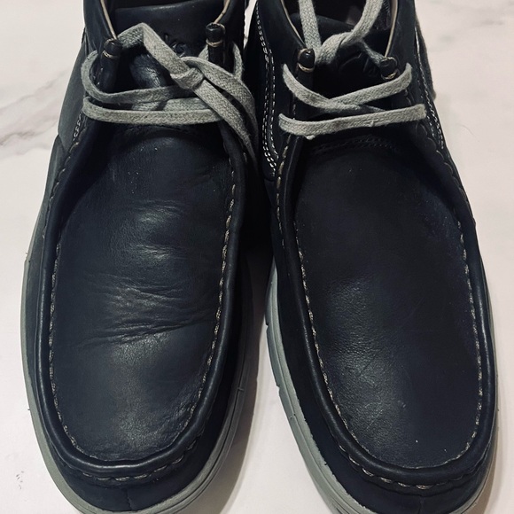 Clarks Milloy Black Leather Chukka Mid Boot size 8.5 - Picture 12 of 12